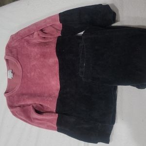 2pc velour pjs size 7